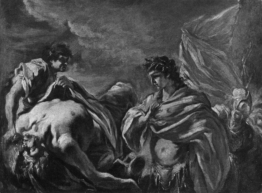 Alessandro con il cadavere di Dario